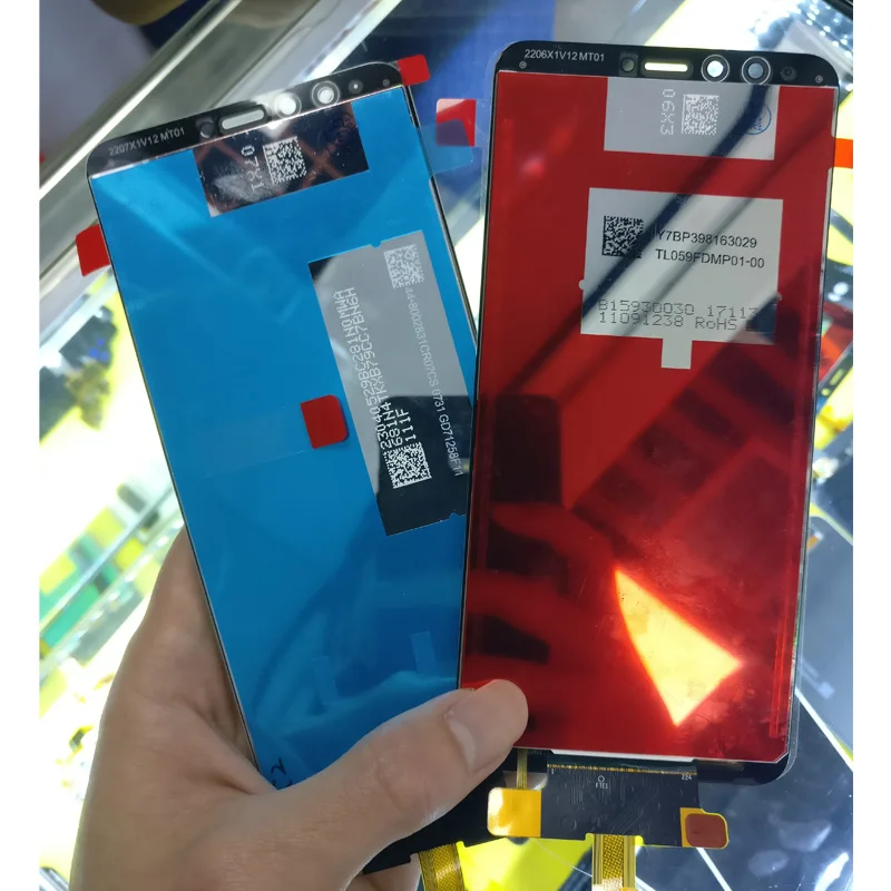 2018 новый 100% высококачественный черный/белый для Huawei Y9 ЖК экран + сенсорная панель