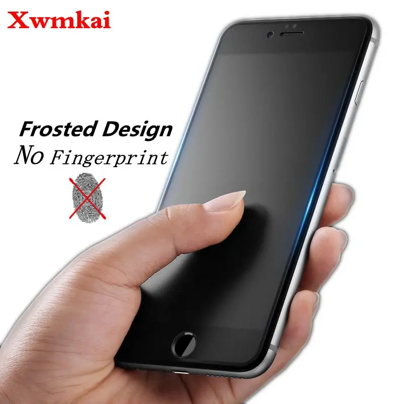 Защитное стекло Xwmkai 2.5D закаленное для Iphone 11 pro max X Xs Xmax 6 7 8 Plus 9H матовая защитная