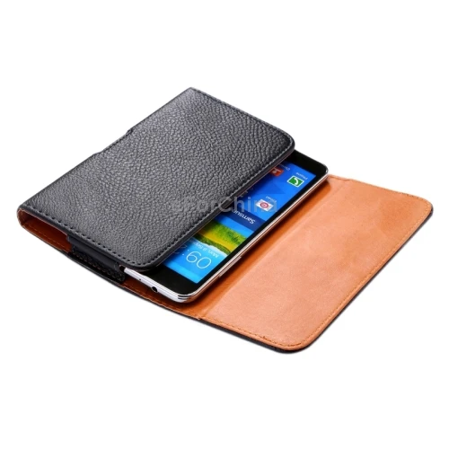 Универсальный кожаный чехол для Samsung Galaxy Mega i9208 / i9200 2/i9205 с отверстием ремня до 6 3