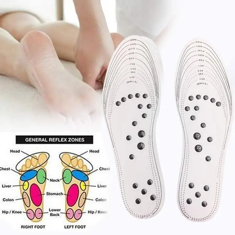 

Acupressure Magnetic Massage Foot Therapy Reflexology Shoe insole Shoes Accessories