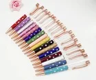 mix color Шариковая ручка с цветочным узором 125 шт - Цвет: mix color