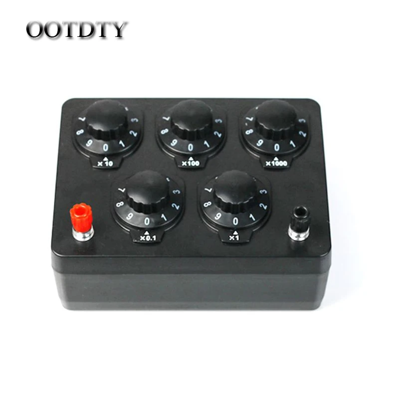 OOTDTY 0 9999 9 Ом коробка с переменным сопротивлением десятилетние резисторы