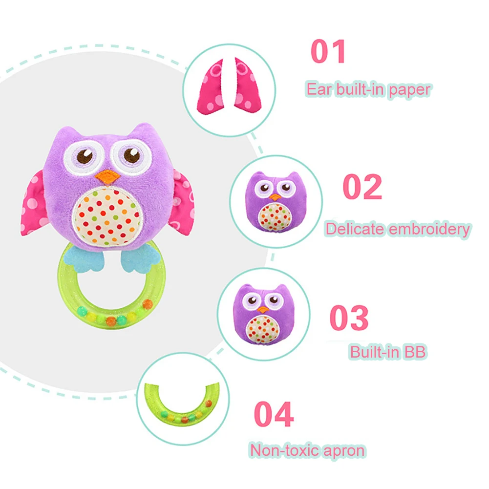 Очаровательная детская игрушка погремушка плюшевые мягкие игрушки для