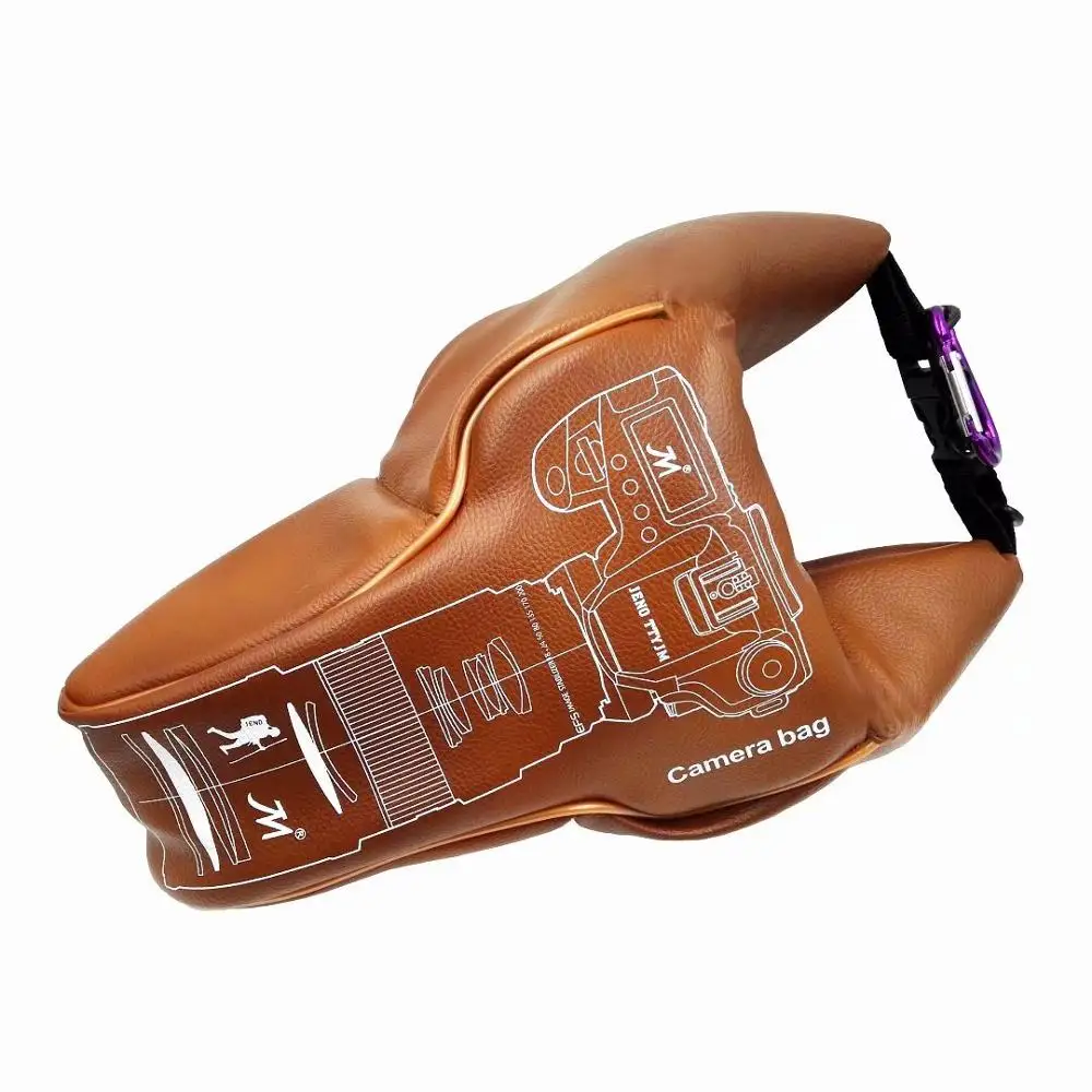 Brown M Новая цифровая DSLR камера видео сумка SLR Камера сумка для nikon/canon/sony/fujifilm/pentax/samsung фотографа - Цвет: Brown M