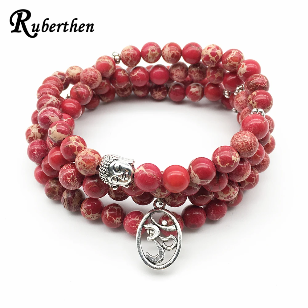 Модный браслет Ruberthen Yoga Ohm новый дизайн женское исцеляющее духовное ювелирное