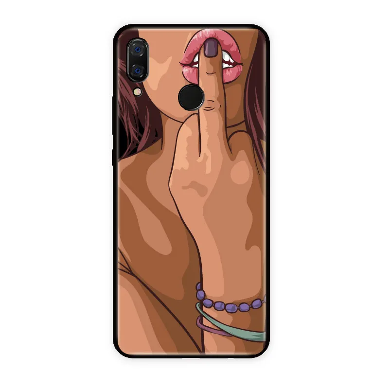 4 Для Huawei Honor Mate Nova P Smart series сексуальная горячая девушка мода Instagram мягкий бампер чехол для телефона Capa Fundas Coque - Цвет: 4