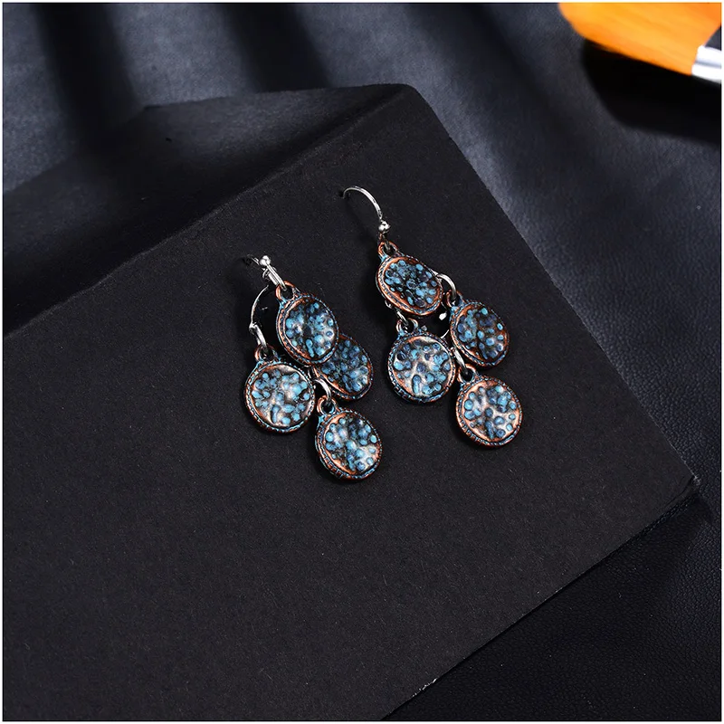 HONGYE JEWELRY Турецкая круглая подвеска с кисточками Brincos 2020 женские модные старинные