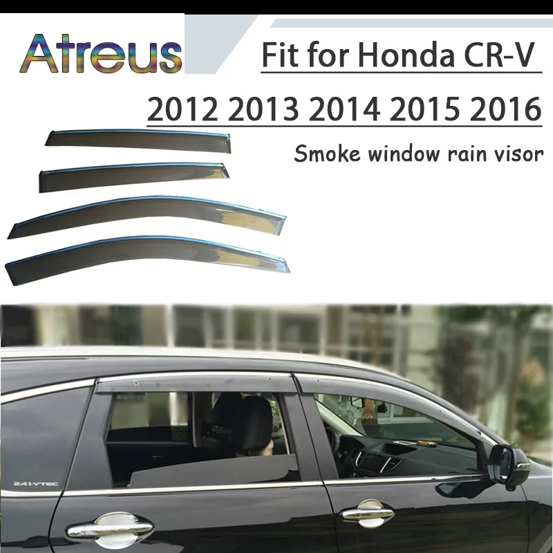 Atreus 1 комплект ABS дождевое дымчатое окошко Женский козырек для Honda автомобильный