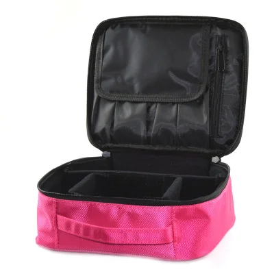 Pink mini style A Хит, высокое качество, профессиональный органайзер для макияжа, для путешествий, большая емкость, сумка для хранения, чехол для костюма, s Bolso Mujer, косметический Чехол - Цвет: Pink mini style A