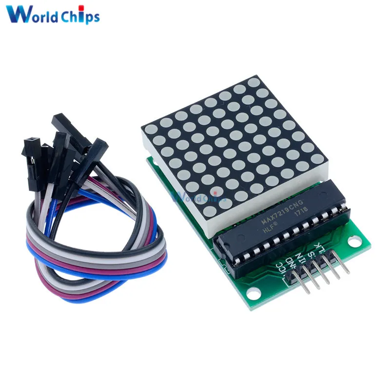 Модуль светодиодной матрицы max7222 модуль управления матрицей MCU для Arduino 5V DIY KIT|module