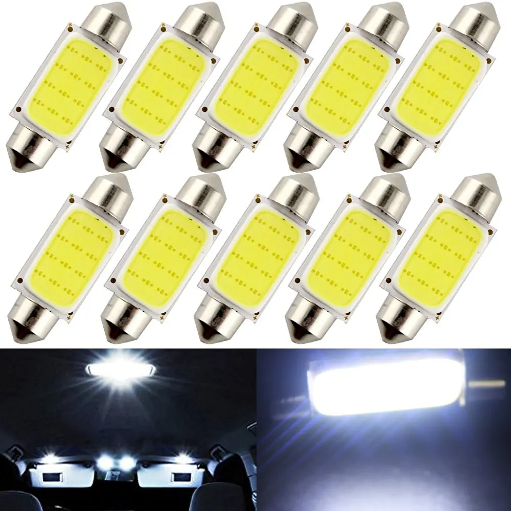 Kebedemm 10 светодиодный т. LED COB 31 мм 36 39 41 Автомобильная купольная Светодиодная лампа