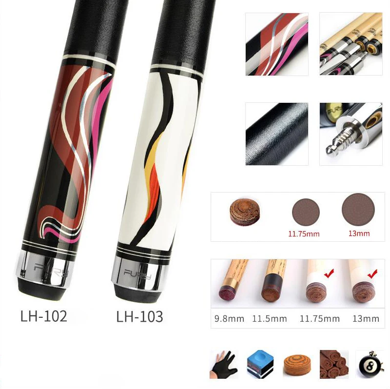 FURY PXT кий с PAN XT Оригинальный чехол бильярдная Ручка Комплект Poo Cues Stick Kit Professional