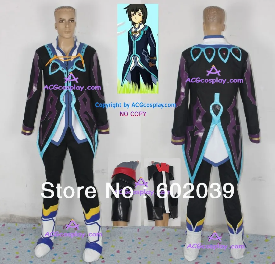 Tales of Xillia Jude Mathis cosplay costumes whole set with wrist armor and boots cover good quality ACGcosplay | Тематическая