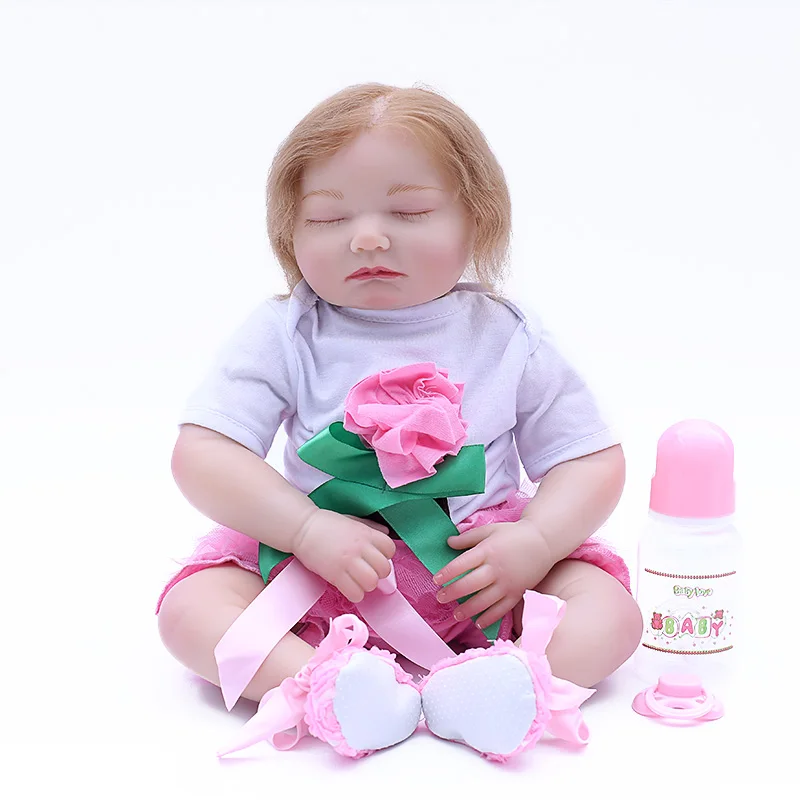 Горячая Распродажа 48 см ткань Реалистичная для малышей сна маленьких девочек