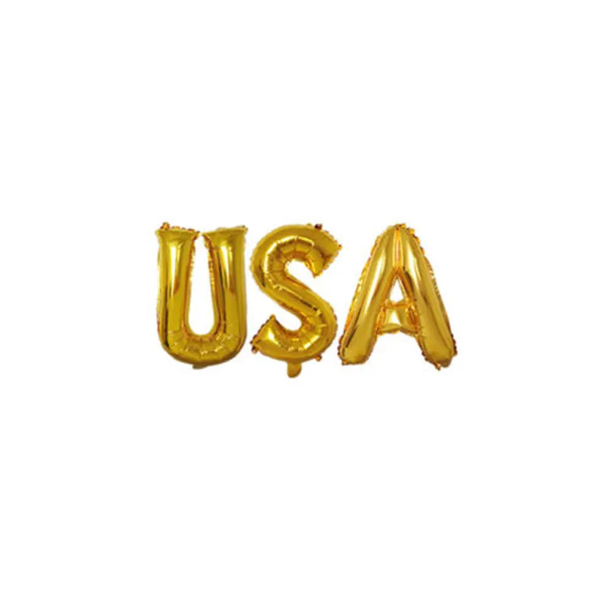 Новый 1 компл. номер звезда латекс фольга День Независимости воздушные шары набор