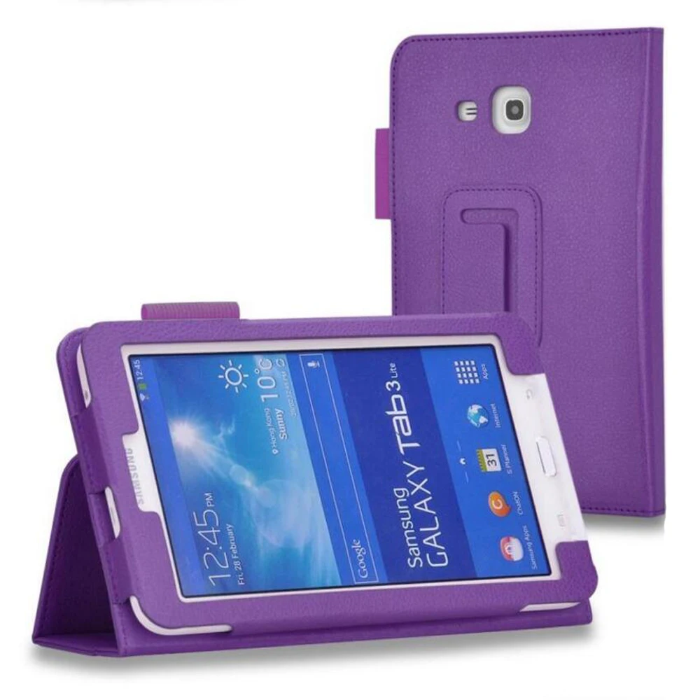 Для Samsung Galaxy Tab 3 Lite 7.0 T110 T111/Tab E T113 T116 Folio чехол 3G с авто Режим сна/Пробуждение