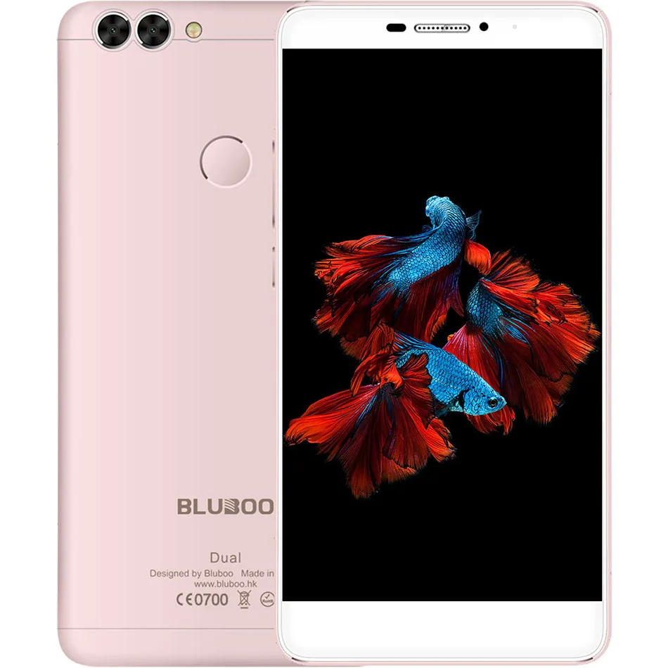 BLUBOO Dual Мобильный Телефон 5.5 &quotFHD 13MP Двойная Камера Заднего Вида 4 Г LTE MTK6737T Quad Core 2 RAM