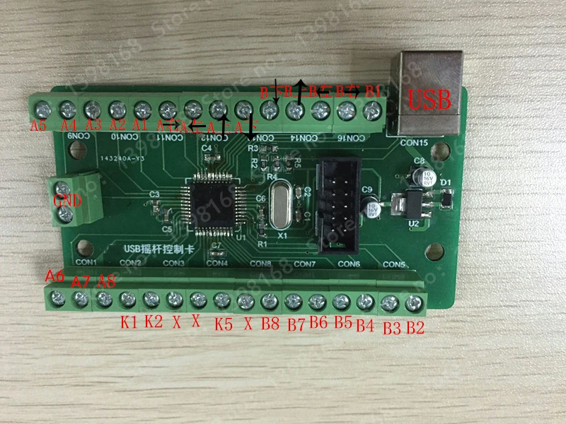 USB-джойстик плата ввода-вывода Нулевая задержка/джойстик для игрока Arcade 2 особая