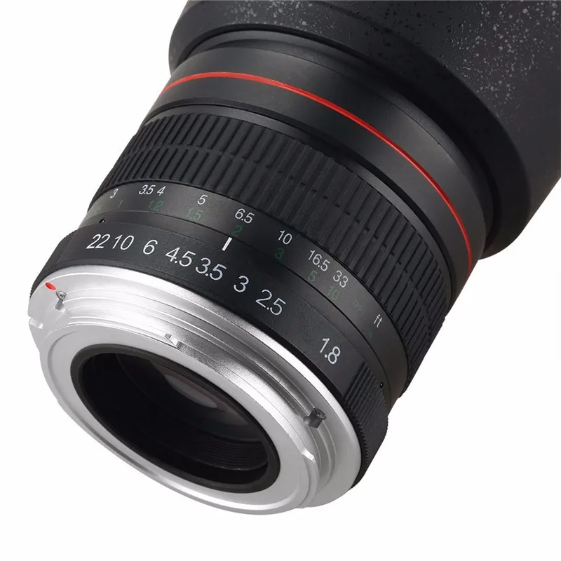 Lightdow 85 мм F1.8-F22 ручной фокус портретный объектив камеры для Canon EOS 550D 600D 700D 5D 6D 7D 60D DSLR камера s