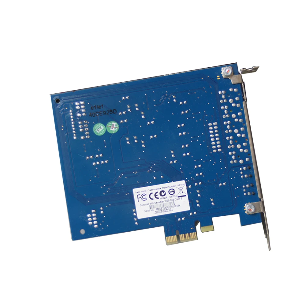 Звуковые карты Creative Sound Blaster X Fi SB1040 высококачественные звуковые PCI E музыкальные