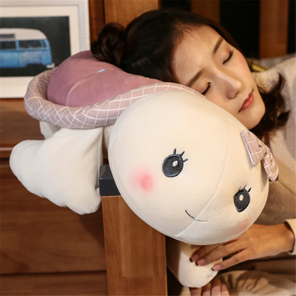 

Большая плюшевая черепаха Fancytrader, 60 см, розовая, серая, мягкая игрушка, мягкие игрушки, детские куклы, подарки для детей и взрослых