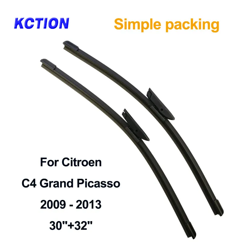 Simple packing Лобовое стекло передняя щетка стеклоочистителя для автомобиля Citroen C4 Grand Picasso ветровое стекло заднего стеклоочистителя автомобильные аксессуары Подходит боковой штырь/штык/кнопка - Цвет: Simple packing