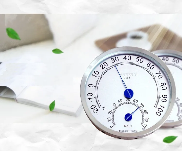 Гипрометр для сауны, корпус из нержавеющей стали, термометр-20 °C~ 120 °C