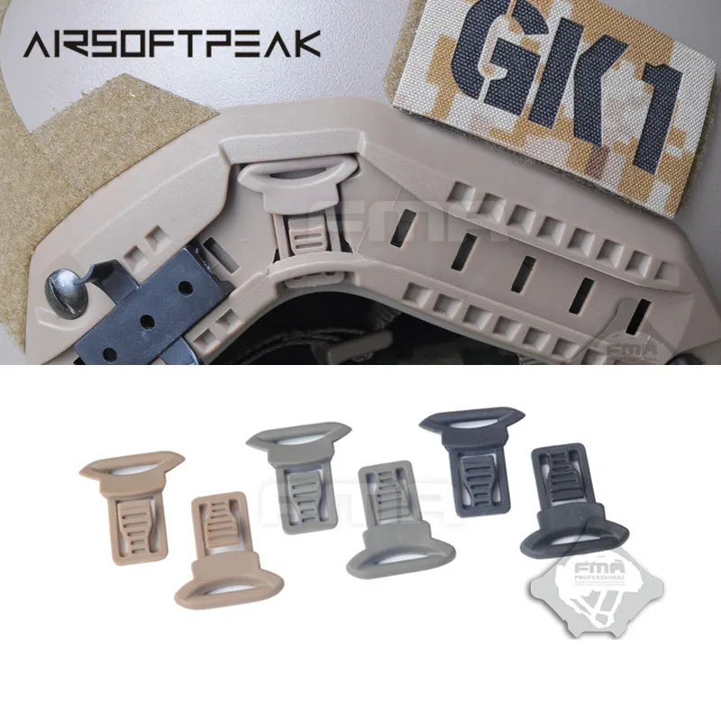 

FMA Goggle Swivel Clips Set For Helmet Side Rails Wargame Paintball Airsoft Tactical Combat Plastic Mount Helmets Accessory