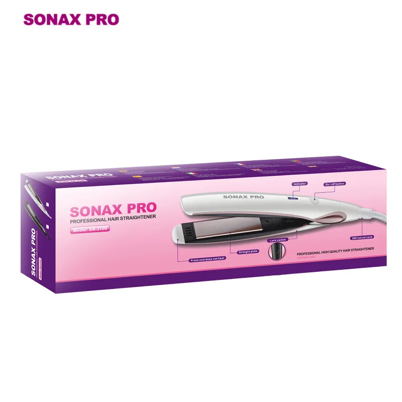SONAX PRO турмалин Керамический выпрямитель для волос нагревательные пластины