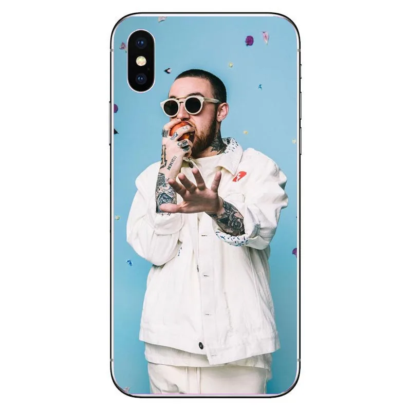 Мягкий силиконовый чехол Macs Miller для iPhone XS Max XR X 6 6splus 7 Plus 8 5 5S SE Mac RIP чехлы телефонов