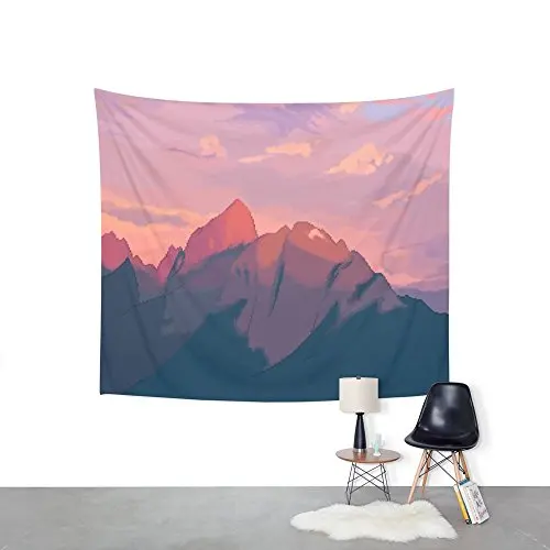 Sunset Hues Wall Tapestry Hanging for Home Psychedelic Bedspread Art Carpet 4 Sizes | Дом и сад