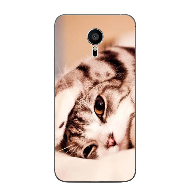 Для Meizu MX4 MX5 MX6 Pro 5 6 Чехол для телефона M1 M2 M3 Note MEILAN E Mini Shell Прозрачный Чехол Мягкий силиконовый чехол с рисунком ленивого кота