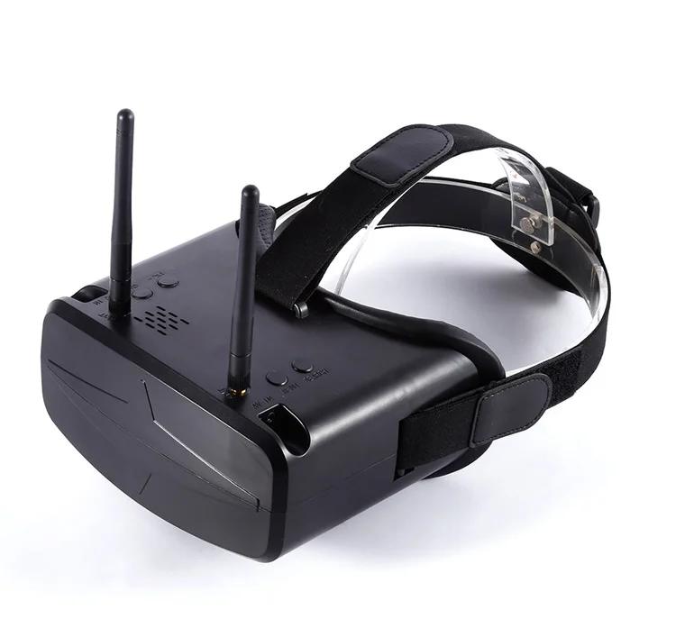 FPV очки RC009 4 3 &quot480x272 5 8G 40CH Raceband автоматический поиск без батареи лучше чем VR007 EV800