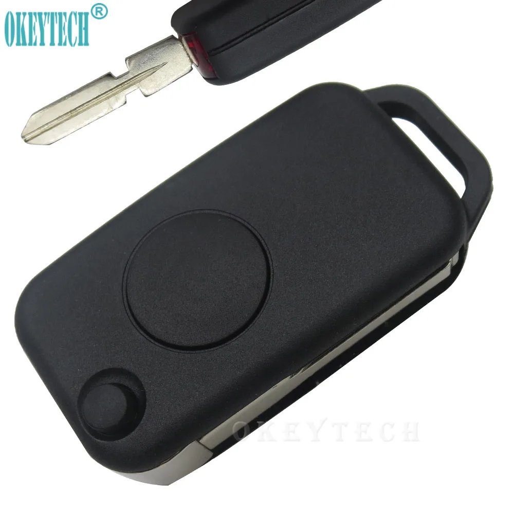 OkeyTech чехол для дистанционного ключа от машины крышка с 1 кнопкой Mercedes Benz C E S ML SL ML55