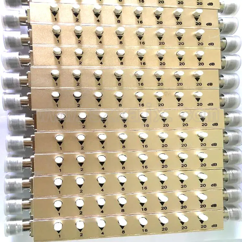SMA/N коаксиальный Регулируемый аттенюатор шаг Кнопка 0 90dB затухание DC 2.5GHz по DHL или