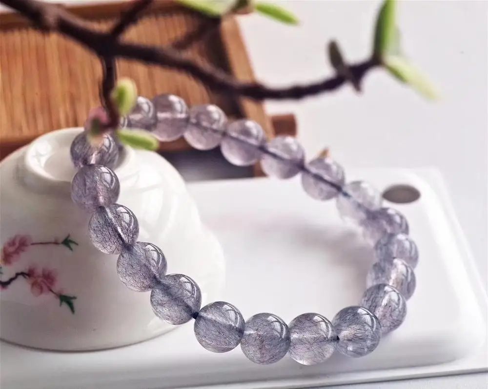 Высокое качество натуральный супер семь 7 Черный Синий Rutilated Кварц Кристалл