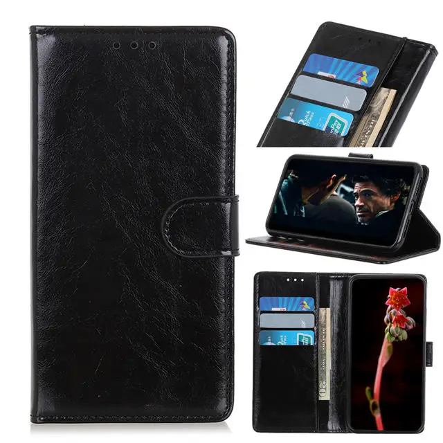 Fundas для realme 2 3 5 Pro чехол Роскошный кожаный флип etui Обложка для книги для realme C2 3i X XT Q 3 5 pro Мягкий силиконовый чехол для телефона