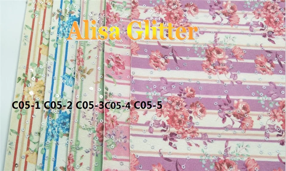 1 шт. 21х29см кожа с принтом в полоску блестками искусственная ткань синтетическая