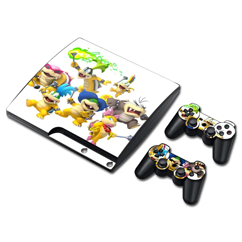 TN-PS3SLIM-0657 Высокое качество OEM для Игровые приставки 3 для PS3 тонкая консоль наклейка кожного покрова для видеоигр - Цвет: TN-PS3SLIM-0657