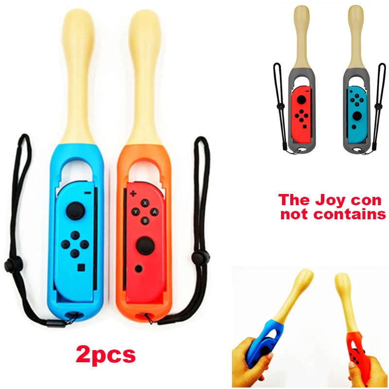 Барабанная палка для Nintendo switch Joy con 2 шт. барабан Тайко-игры ручка держатель