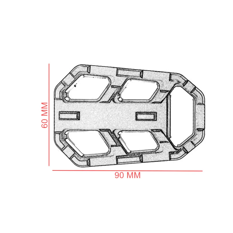 Аксессуары для мотоциклов HONDA NC750X NC750 X NC 750X 2012- CNC алюминиевый сплав расширенные педали