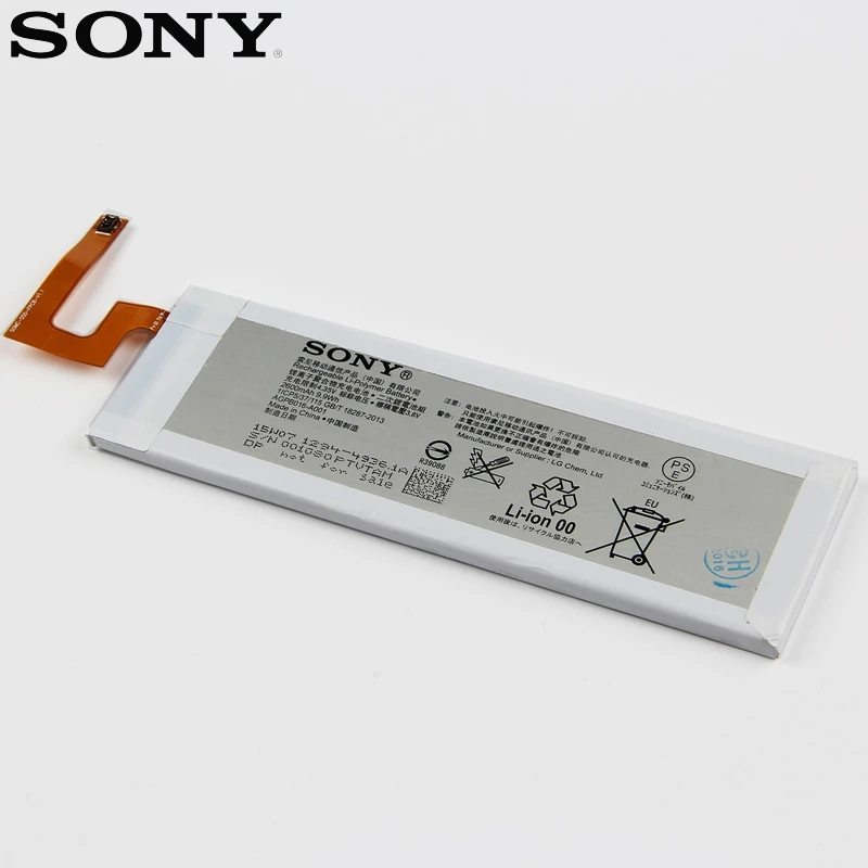100% первоначально реальный 2600 mAh Батарея для Sony Xperia M5 Dual M50W E5633 E5603 E5606 E5663