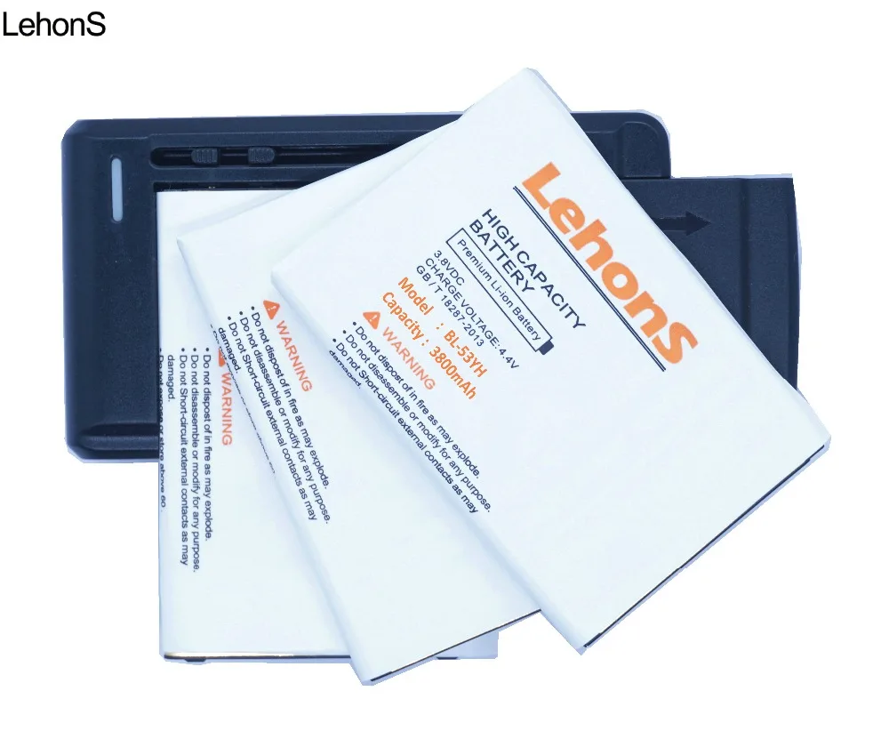 LehonS 3x аккумулятор большой емкости 3800 мАч для LG G3 D850 D855 D858 D830 D851 VS985 F400|Аккумуляторы