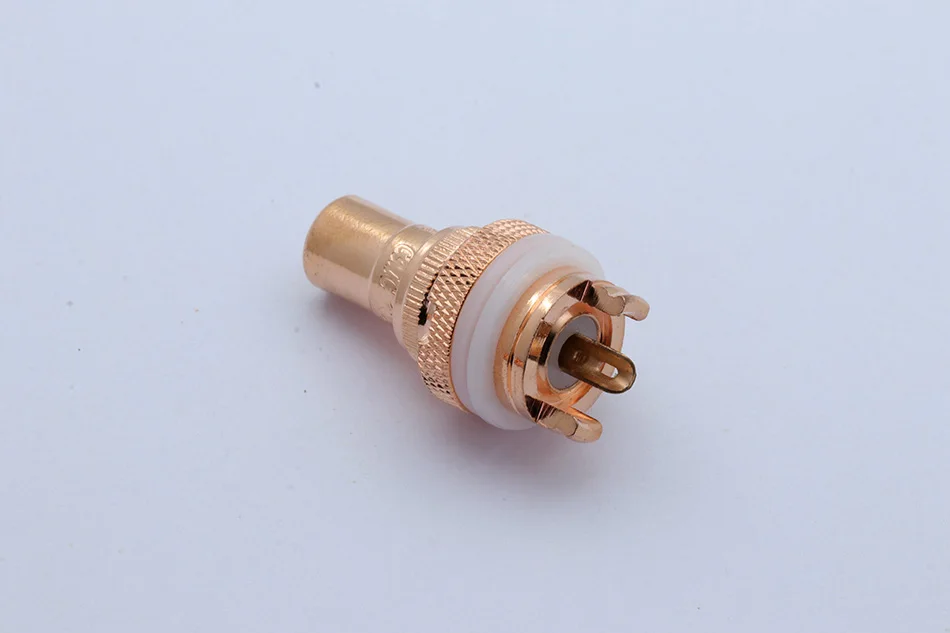 20 шт./10 пар Медь CMC RCA Женский концевой разъем гнездо AV аудио/видеоразъем высокого качества