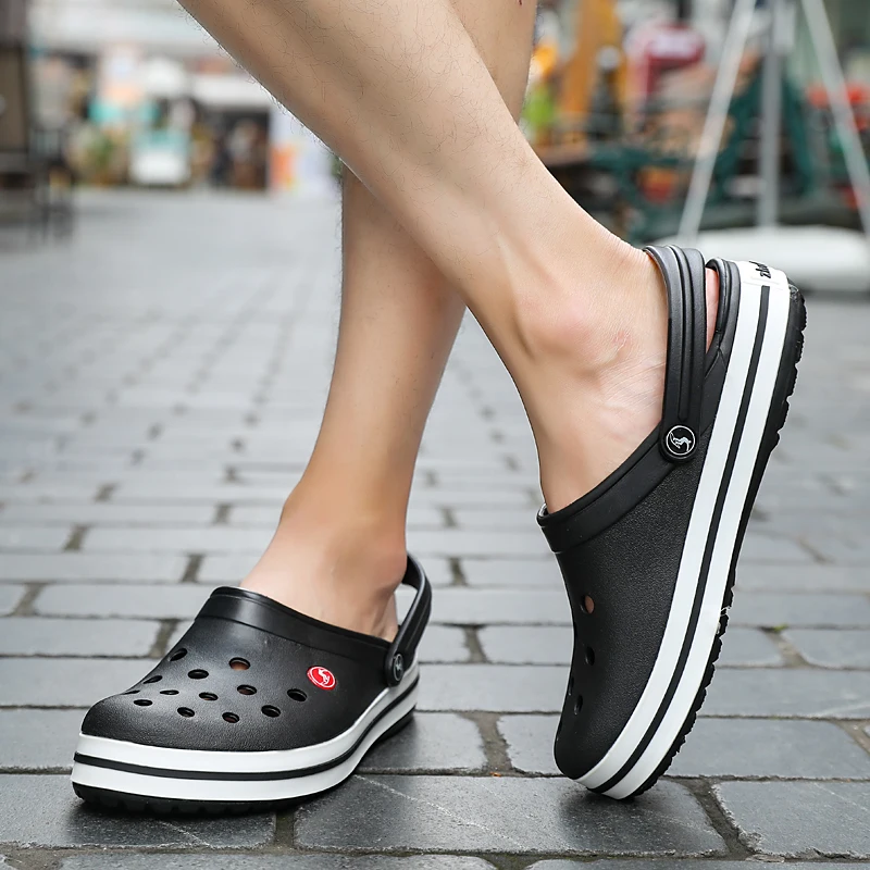 Оригинальные удобные мужские классические сандалии летняя уличная пляжная