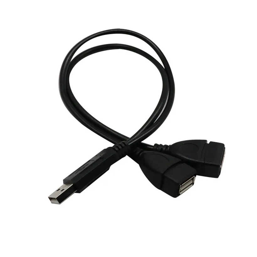 Улучшенные Компьютерные аксессуары 2018 новинка USB 2 0 A папа-2 двойных гнездовых