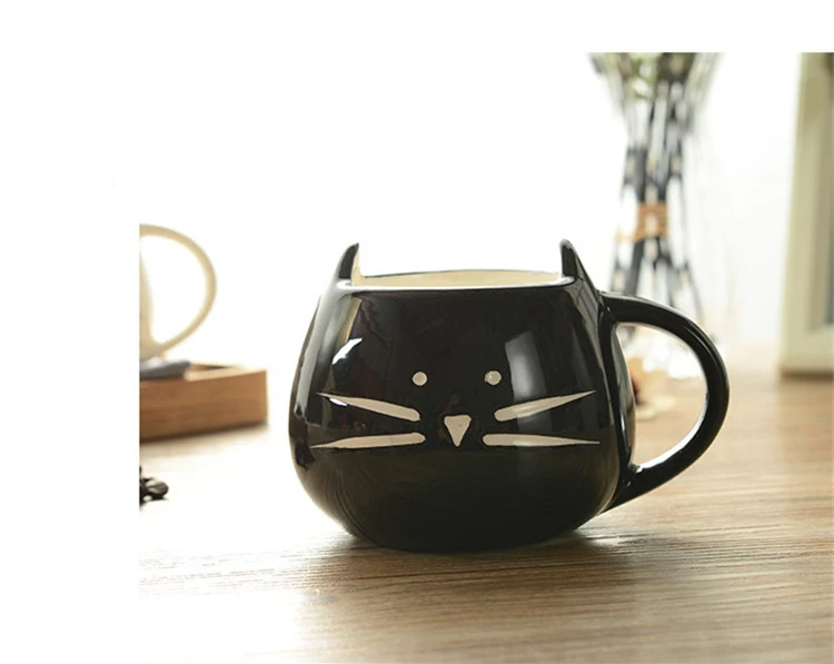 HELLOYOUNG милый кот кофейная кружка животное молоко кружка керамическая креативная кофейная фарфоровая чайная чашка хорошие подарки