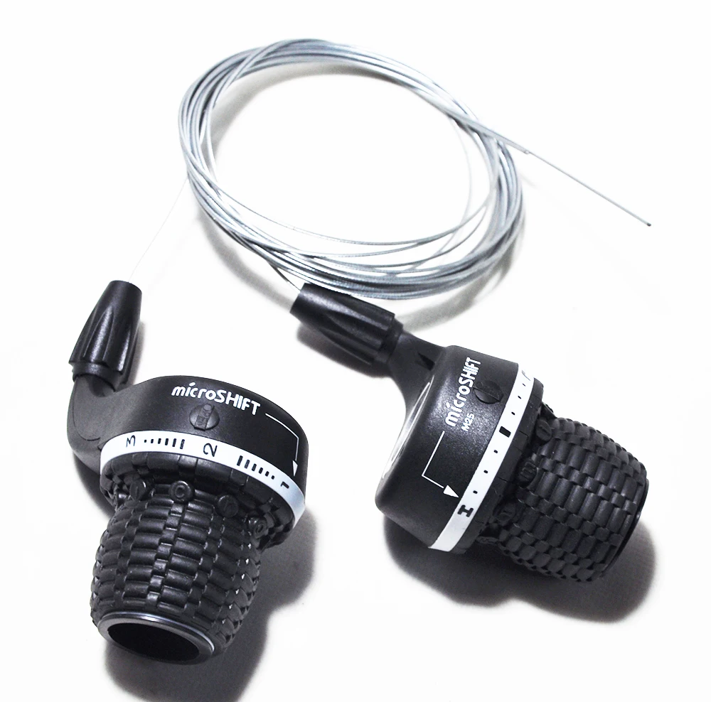 Microshift 18 21 24 S поворотная ручка Шестерни весла туда и обратно 3X6/7/8 Скорость твист переключения передач велосипед механизм переключения передач