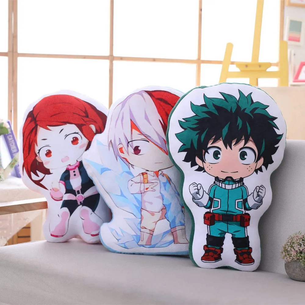 My Hero Academic Аниме Boku Yoh Asakura Katsuki Bakugo Shoto Toooroki мягкая Боевая подушка плюшевая игрушка