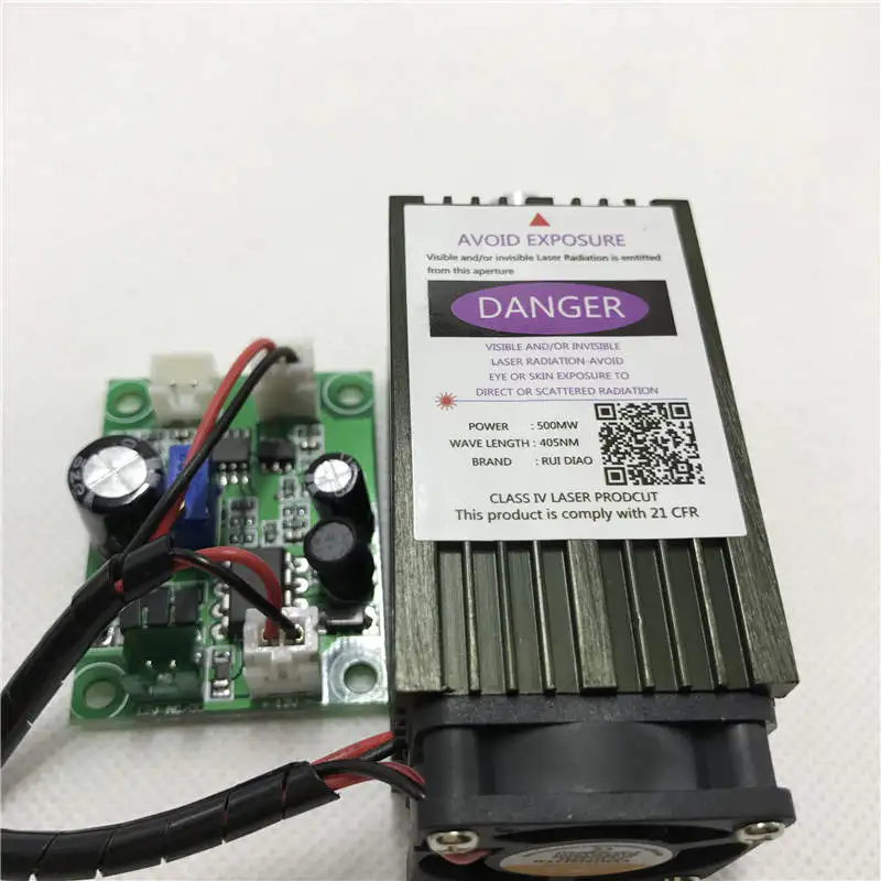 Бесплатная доставка DIY 500 МВт нм фокусирующий сине фиолетовый лазерный модуль